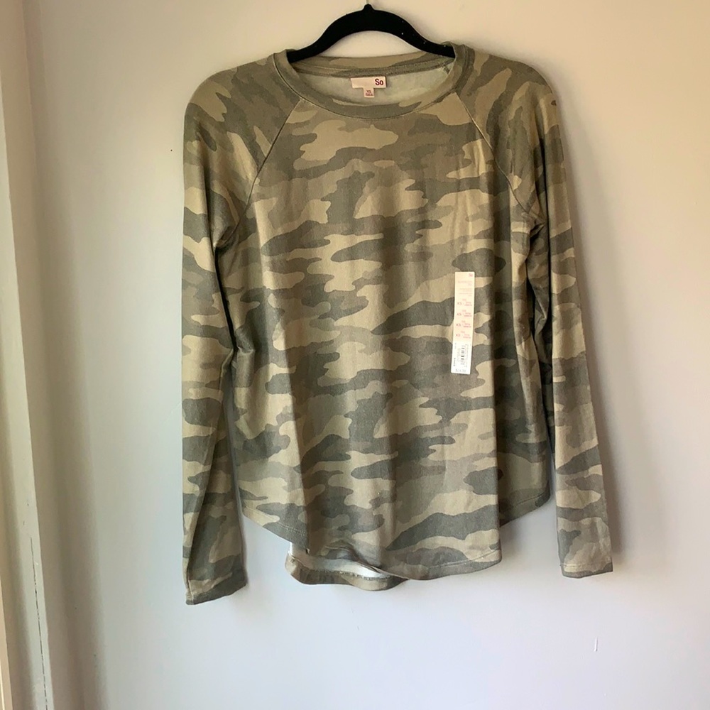SO Super Cozy Camo LongSleeved Shirt